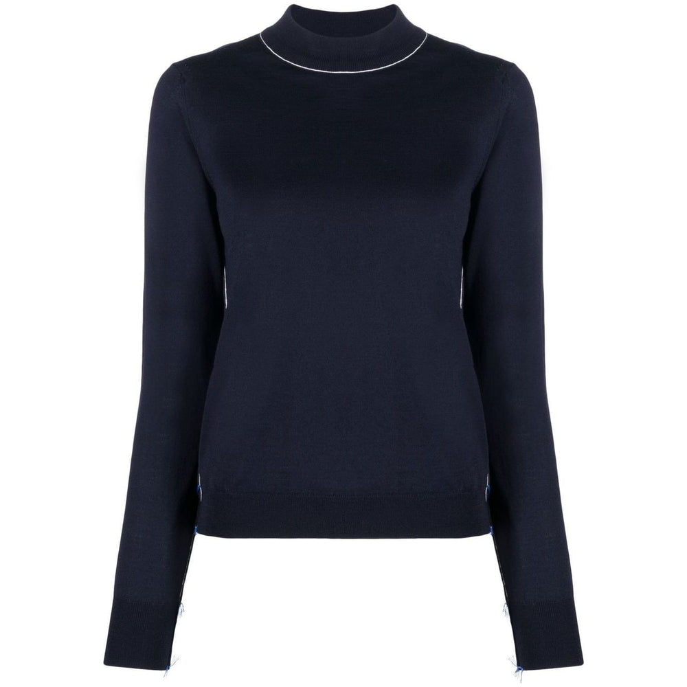 Maison Margiela Sweaters Blue SI0HA0005S17814511F