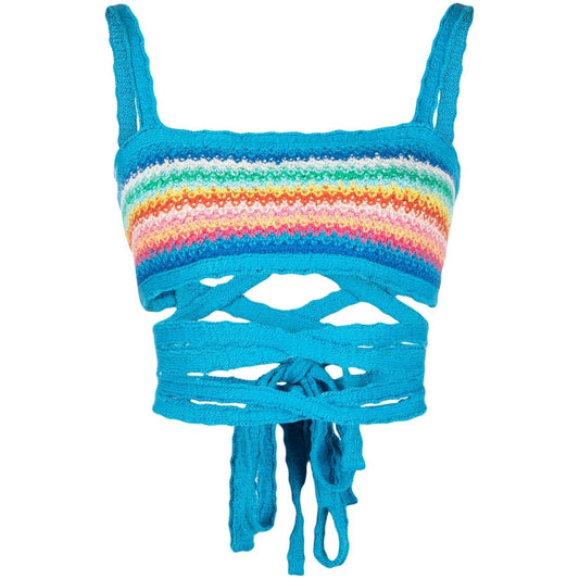 Alanui Top Blue Topwear