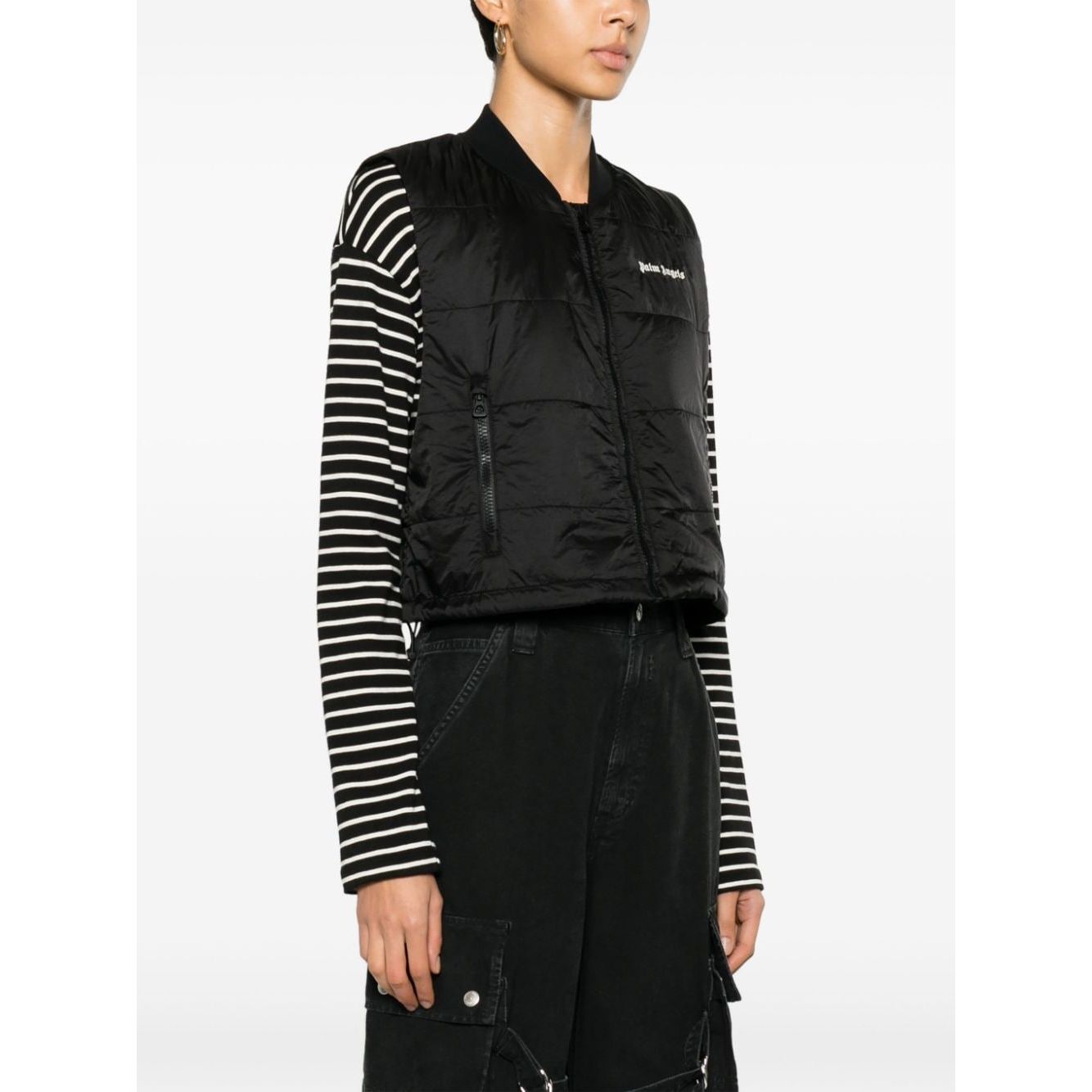 Palm Angels Sweaters Black Topwear