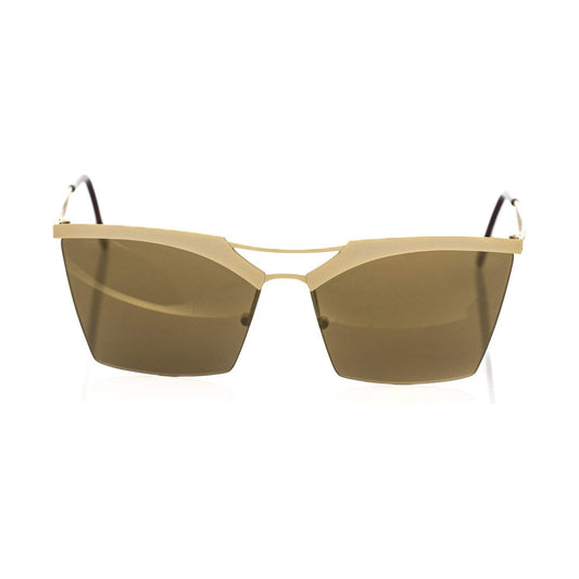 Frankie Morello Gold Metallic Fibre Women's Sunglasses