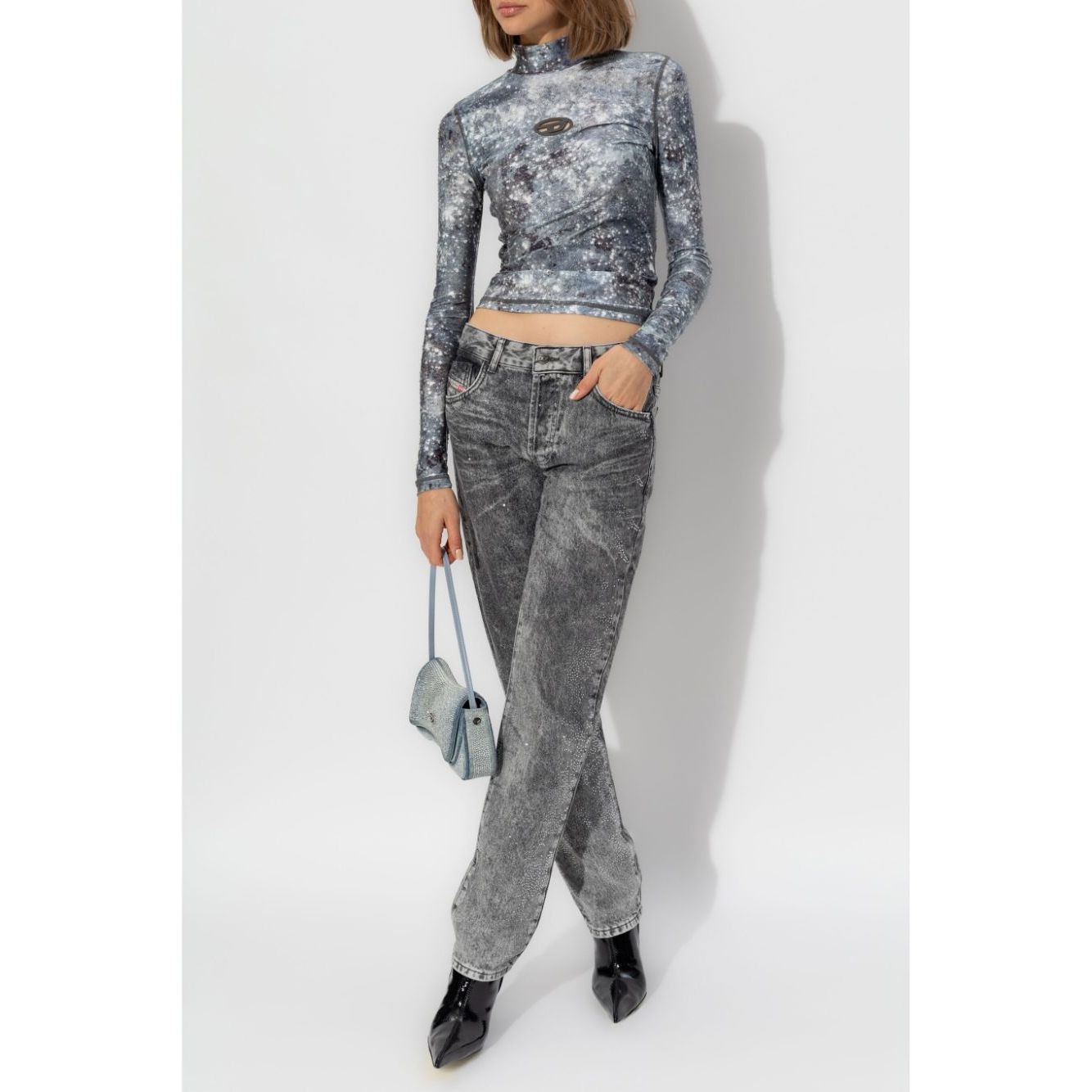 Diesel Sweaters Grey Topwear