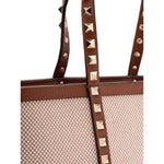 Valentino Garavani Rockstud canvas mini tote bag Shopper