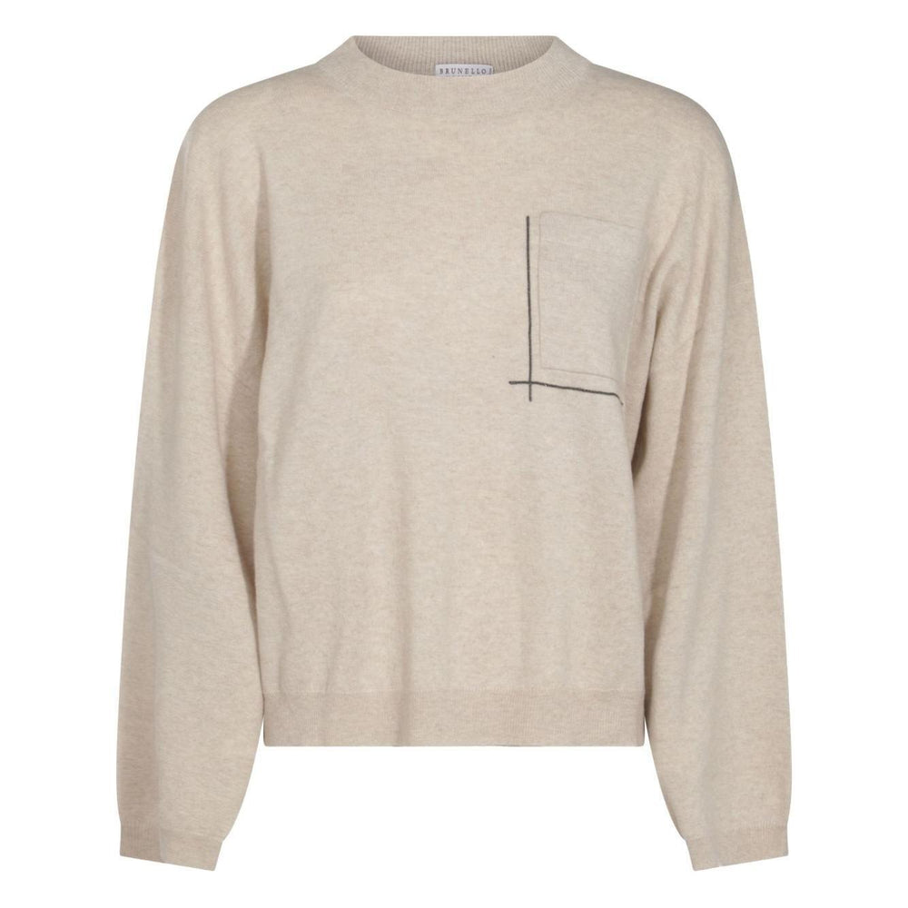 Brunello Cucinelli Sweaters Beige Topwear