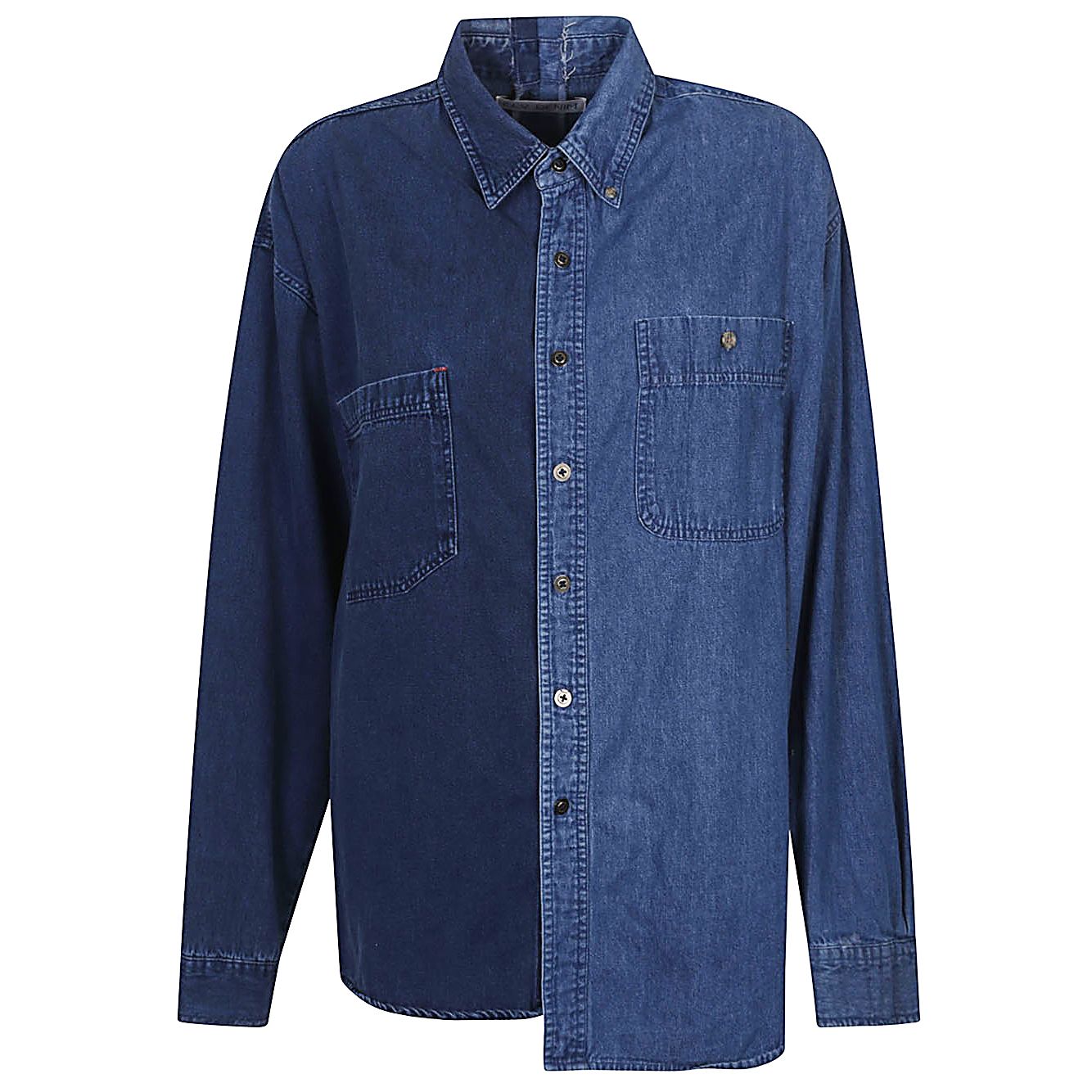 E.L.V. DENIM Shirts Blue Shirts