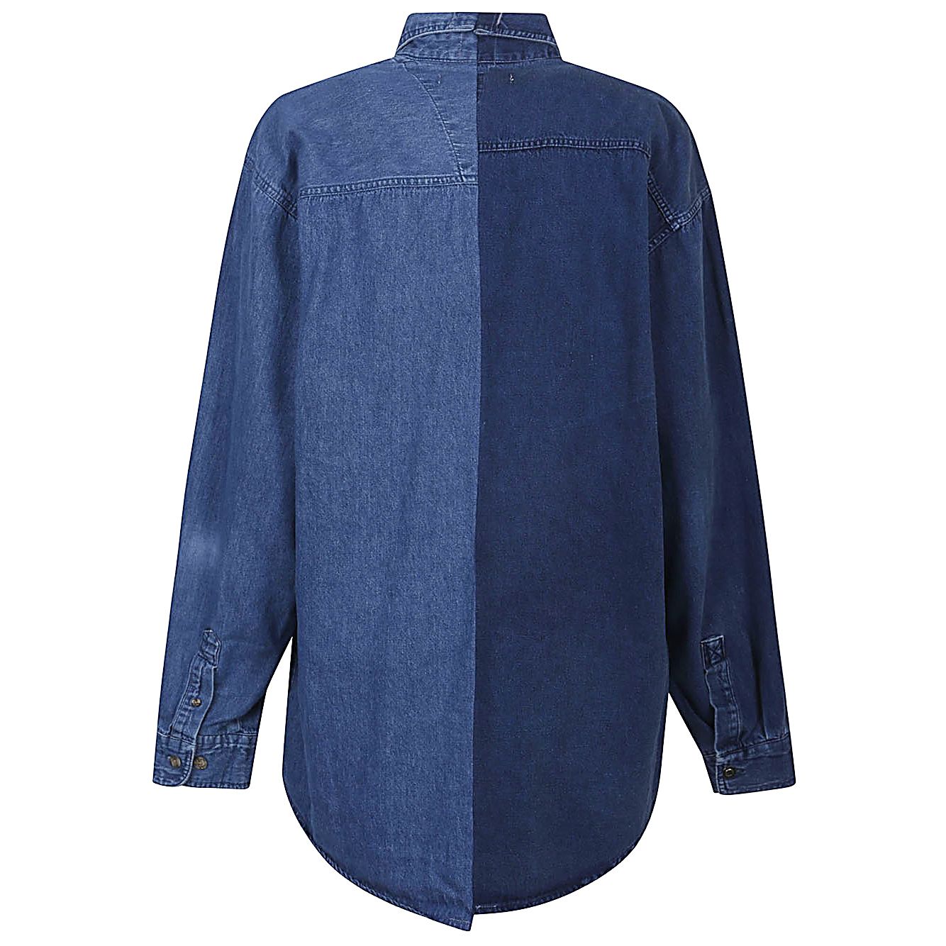 E.L.V. DENIM Shirts Blue Shirts