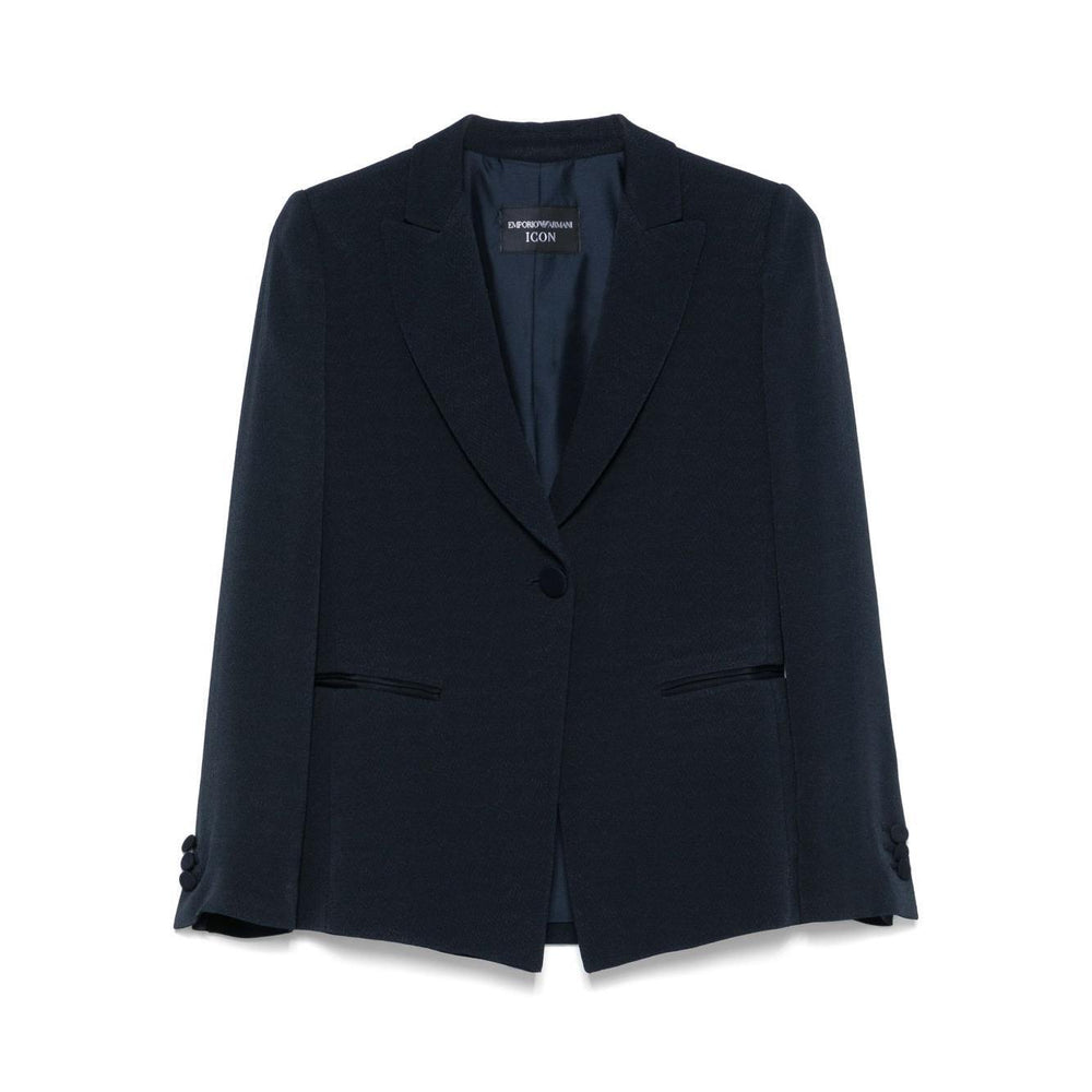 Emporio Armani Icon single-breasted blazer EW000979TE12255OB003-P25