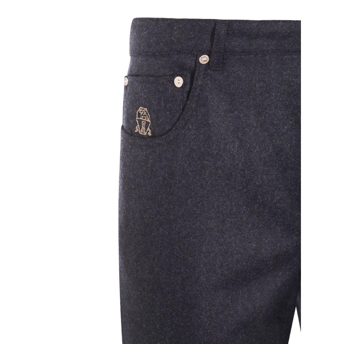 Brunello Cucinelli Trousers Blue Trousers