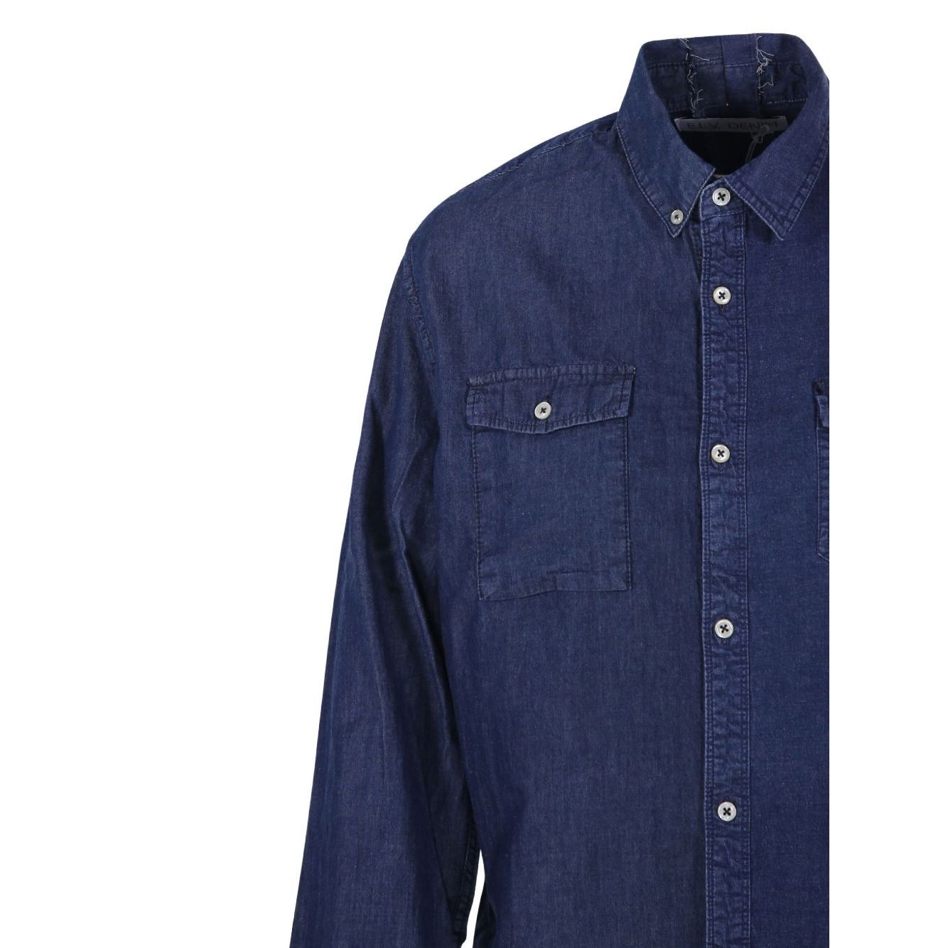 E.L.V. DENIM Shirts Blue Shirts