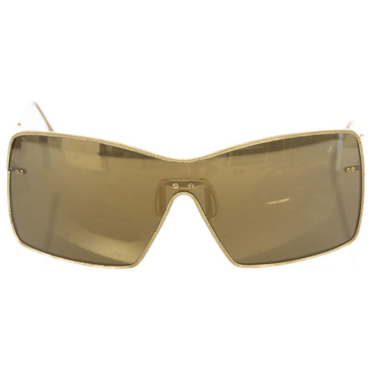 Frankie Morello Gold Metallic Fiber Women's Sunglass