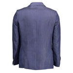 Gant Elegant Blue Linen Classic Jacket GA2016164-XL-FBB-80