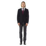 Uominitaliani Black Wool Men's Blazer UO-17094-IT58 | 3XL