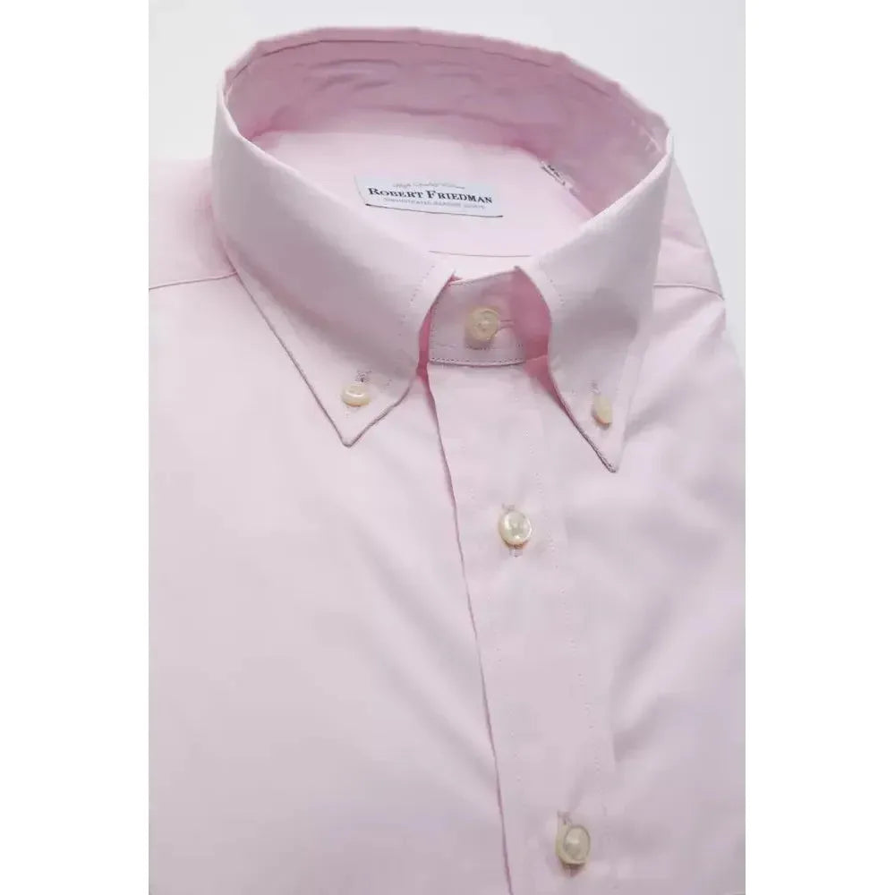 Robert Friedman Multicolor Cotton Men Shirt RO-20444-M