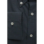 Robert Friedman Black Cotton Men's Shirt RO-20458-M
