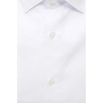 Robert Friedman White Cotton Men's Shirt RO-20401-XL