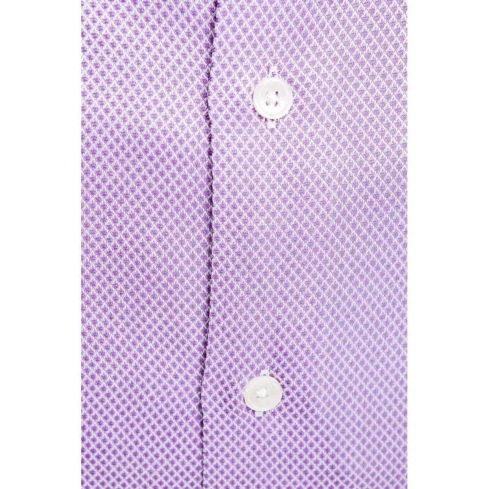 Robert Friedman Multicolor Cotton Men Shirt RO-20393-M