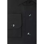 Robert Friedman Gray Cotton Men Shirt RO-20424-M