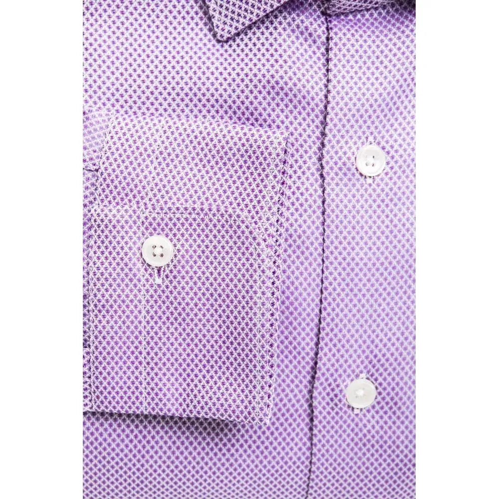 Robert Friedman Multicolor Cotton Men Shirt RO-20393-M