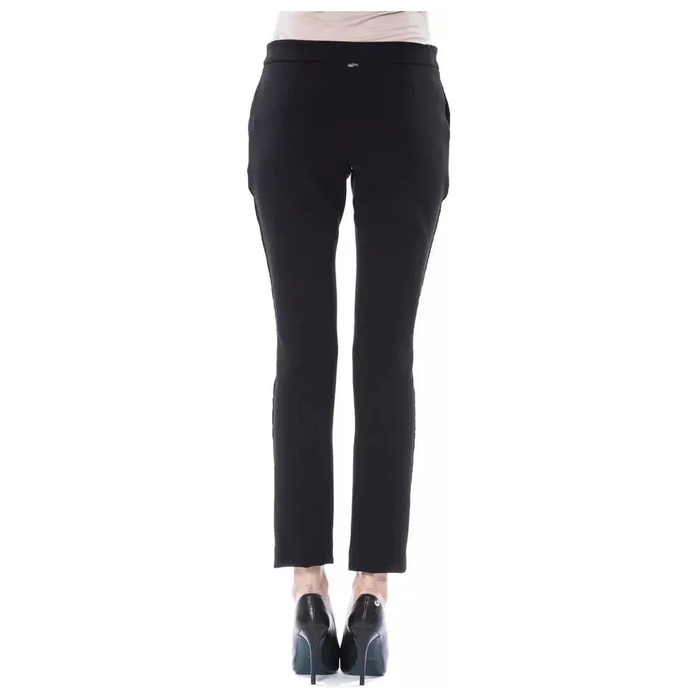 BYBLOS Black Marabou Women's Pants
