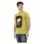 Trussardi Action Green Cotton Men T-Shirt TR-22803-S