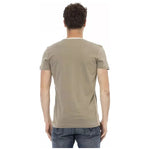 Trussardi Action Green Cotton Men T-Shirt TR-22748-L