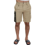Dolce & Gabbana Beige Cotton Cargo Bermuda Shorts PAN73396 - 44