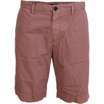 Dolce & Gabbana Pink Chinos Cotton Casual Mens Shorts PAN74542-44