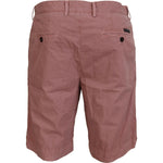Dolce & Gabbana Pink Chinos Cotton Casual Mens Shorts PAN74542-44