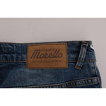 Frankie Morello Blue Wash Torn Dunfermile Slim Fit Jeans SIG60491-8