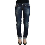 Acht Blue Cotton Slim Fit Women Casual Denim Jeans PAN74110- 26