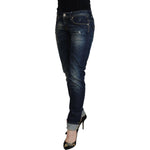 Acht Blue Cotton Slim Fit Women Casual Denim Jeans PAN74110- 26