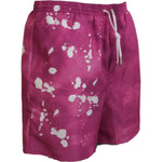 Dsquared² Pink Tie Dye Logo Men Beachwear Shorts Swimwear BIK1652 - 48