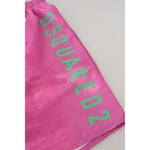 Dsquared² Pink Tie Dye Logo Men Beachwear Shorts Swimwear BIK1652 - 48