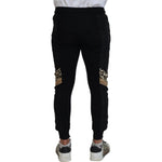 Dolce & Gabbana Black Polyester Skinny Jogger Men Pants PAN74811-44