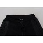 Dolce & Gabbana Black Polyester Skinny Jogger Men Pants PAN74811-44
