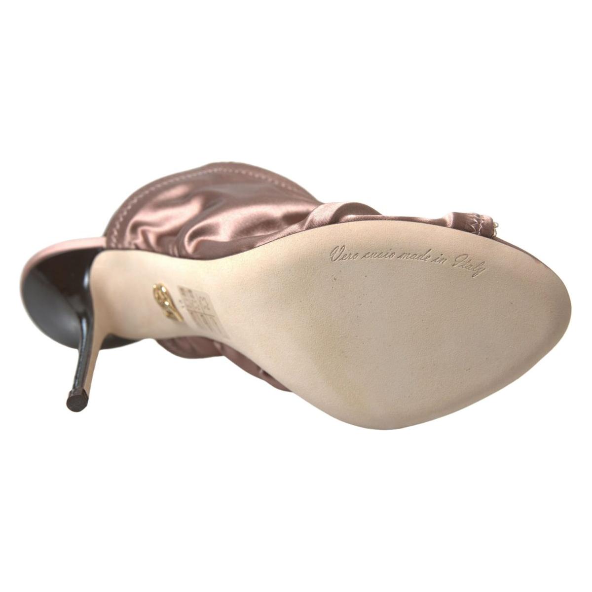 Dolce & Gabbana Light brown Slingback Corset Style Fastening stiletto heels