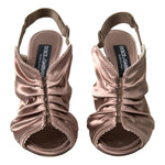 Dolce & Gabbana Light brown Slingback Corset Style Fastening stiletto heels