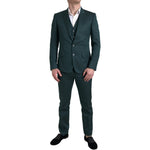 Dolce & Gabbana Green 3 Piece Single Breasted MARTINI Suit KOS2187-44