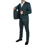 Dolce & Gabbana Green 3 Piece Single Breasted MARTINI Suit KOS2187-44