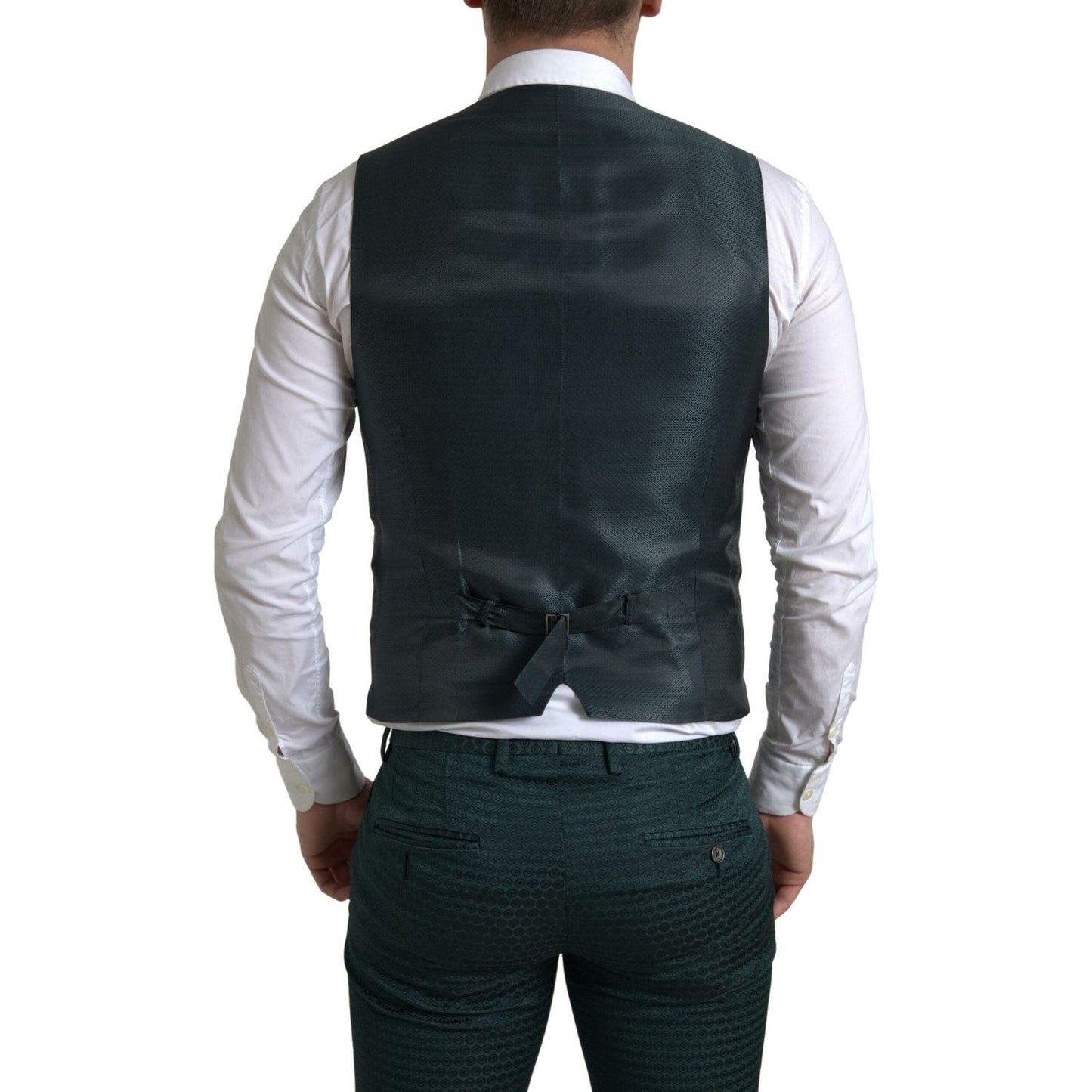 Dolce & Gabbana Green 3 Piece Single Breasted MARTINI Suit KOS2187-44
