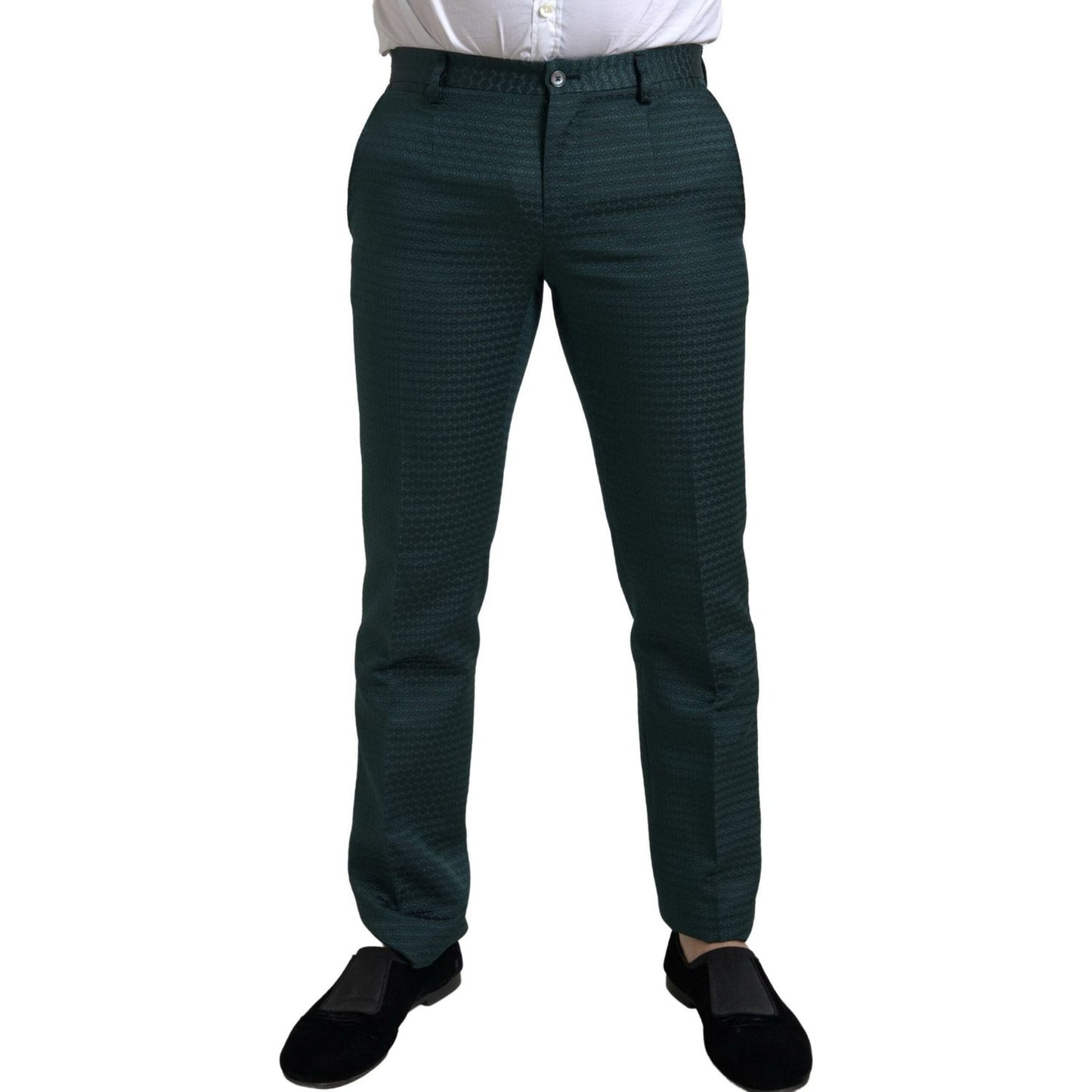 Dolce & Gabbana Green 3 Piece Single Breasted MARTINI Suit KOS2187-44