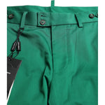 Dolce & Gabbana Deep Green Cotton Stretch Men Bermuda Shorts PAN74875-44