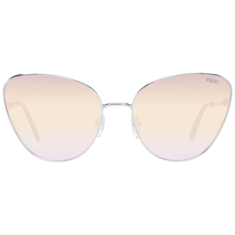 Emilio Pucci Silver Women Sunglasses Emilio Pucci Antique White