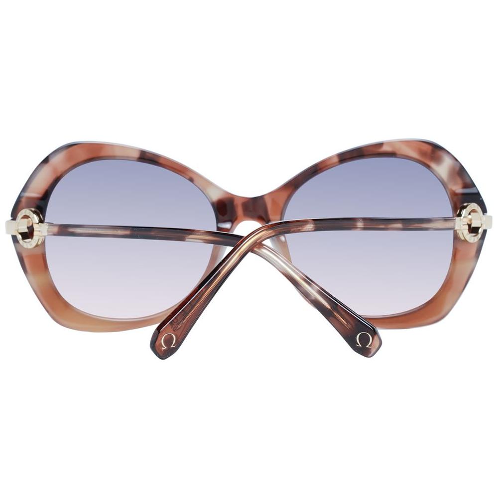 Omega Brown Women Sunglasses Omega Gray