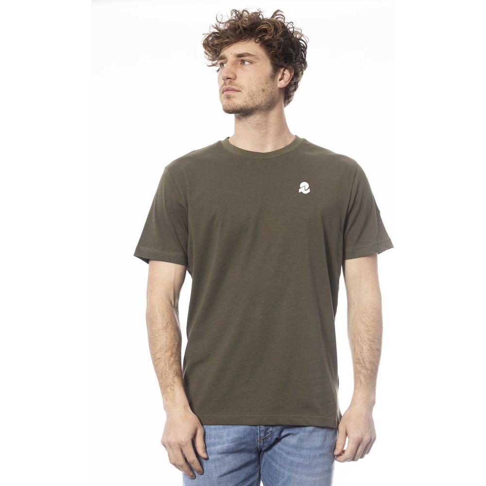 Invicta Green Cotton Men T-Shirt IN-24044-M