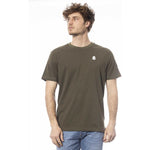 Invicta Green Cotton Men T-Shirt IN-24044-M