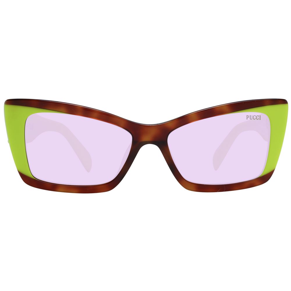 Emilio Pucci Multicolor Women Sunglasses Emilio Pucci Saddle Brown