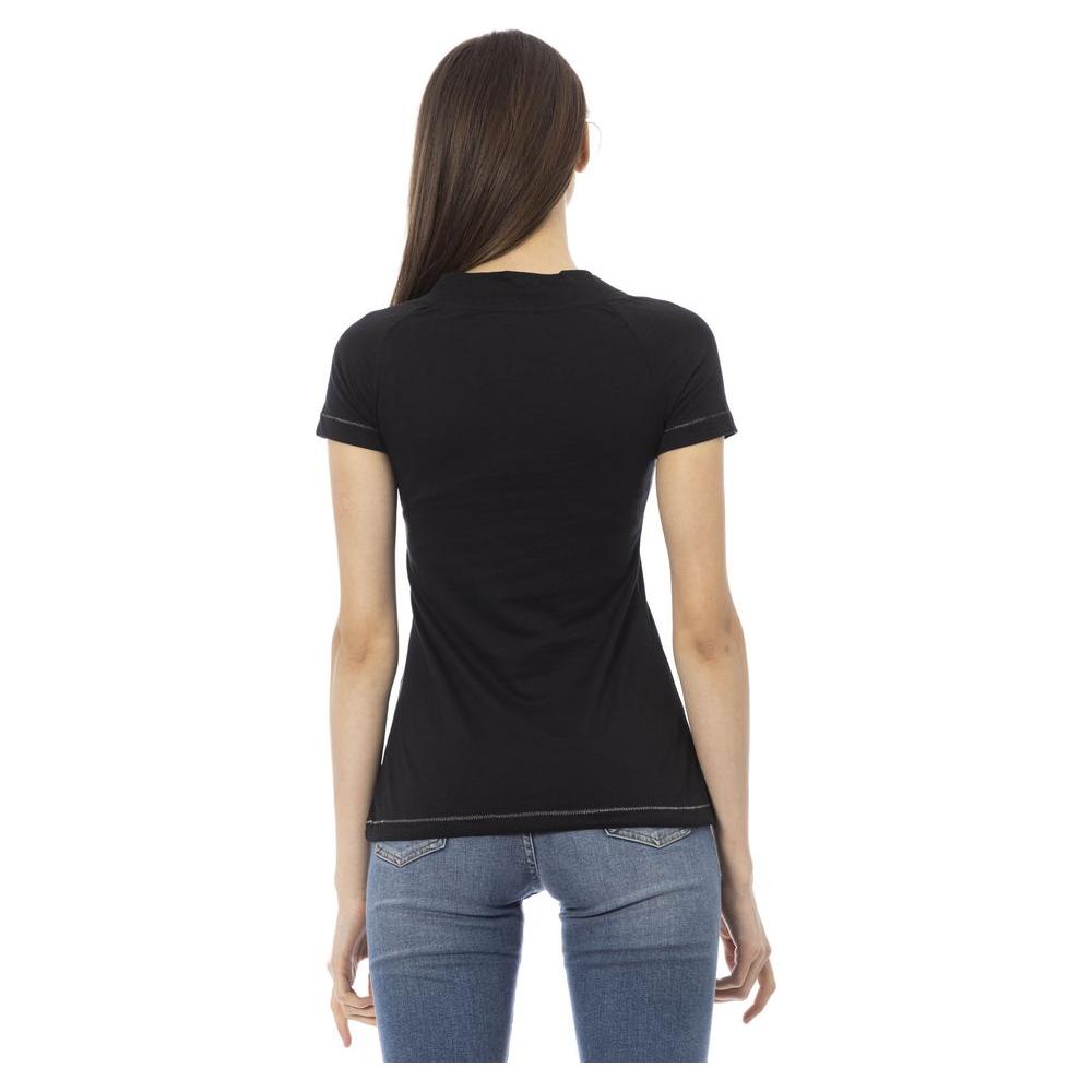 Trussardi Action Black Cotton Women T-Shirt