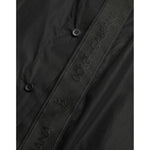 Dolce & Gabbana Black Cotton Logo Formal GOLD Dress Shirt TSH84692-38