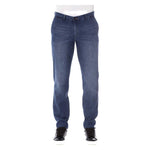 Trussardi Jeans Blue Cotton Men Jeans TR-24107-W60