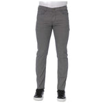 Trussardi Jeans Gray Cotton Men Pant TR-24101-W29